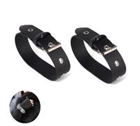 ArrErr 2 Pack Kilt Extender Straps Adjustable Leather Band Cuff Belt Buckle Fastener Replacement for Coat Sleeve Dress Jacket Shoes Leg Thigh Garter