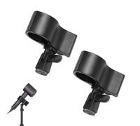 ArrErr 2 Pack Universal Hair Dryer Clip Holder with 1/4''-20 Thread Adapter Blow Dryer Holder Clamps Converter for Hair Dryer Stand Phone Tripod Camera Tripod Light Stand Microphone Stand Boom Arm