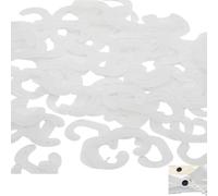 ArrErr 30 Pack Shoe Charm Fasteners Shoe Chain Charms Hook C Shape Plastic Buckle Clips for Jibbitz Crocs Bogg Bag Clog Sandals Jewelry Chain Keep Shoe Charms From Falling Off