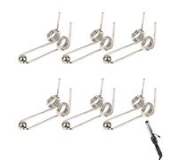 ArrErr 6 Pack Curling Iron Spring Replacement Double Return Torsion Springs for Conair Instant Heat ½ Inch Curling Iron 1¼-Inch Barrel Hair Curler 1 3/4-inch Barrel Styler Curls Ceramic Curling Wand