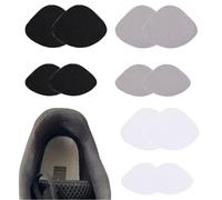 ArrErr 6 Pair Running Shoes Heel Repair Patches Adhesive Inside Run Shoe Heel Patch Pad Fabric Sticker for Athletic Sneakers Holes Sport Insoles Casual Cross Trainer Walking Shoe Tennis Shoes