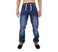 Arrested Development Mens Denim Cuffed Jogger Jeans in Stonewash Elba 32r