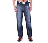Arrested Development Mens Designer Classic Jeans Dark Wash 52R