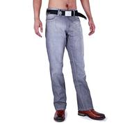 Arrested Development Mens Designer Classic Jeans Grey 32L
