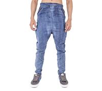 Arrested Development Mens Drop Crotch Skinny Fit Sweatpants Denim Blue 30r