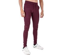 Arrested Development Mens Super Skinny Fit Joggers 28r Burgundy