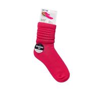 ARRIA Slouch Socks - Women’s Cute Trendy, Soft Ribbed Medium Thickness, All Seasons, Classic Solid Colors, Boot Sock, Neon Pink, Large-X-Large