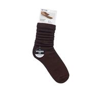 ARRIA Slouch Socks - Women’s Cute Trendy, Soft Ribbed Medium Thickness, All Seasons, Classic Solid Colors, Boot Sock, Espresso, Small-Medium