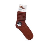 ARRIA Slouch Socks - Women’s Cute Trendy, Soft Ribbed Medium Thickness, All Seasons, Classic Solid Colors, Boot Sock, Chestnut, Small-Medium