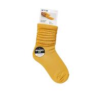 ARRIA Slouch Socks - Women’s Cute Trendy, Soft Ribbed Medium Thickness, All Seasons, Classic Solid Colors, Boot Sock, Mustard, Large-X-Large