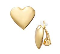 ARRIA Stud & Hoop Earrings for Women - Classic & Trendy Gold & Silver Styles, Multiple Sizes with Secure Closures, Lightweight & Comfortable for Daily Wear, 16mm, Brass, No Gemstone