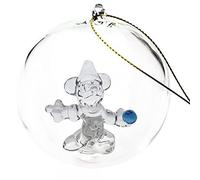 Arribas Glass Collection Christmas Bauble Mickey Sorcerer, Disneyland Paris