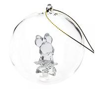 Arribas Glass Collection Christmas Bauble Minnie, Disneyland Paris