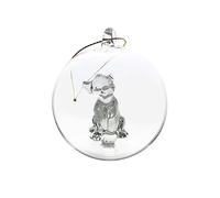Arribas Glass Collection Christmas Bauble Simba, Disneyland Paris