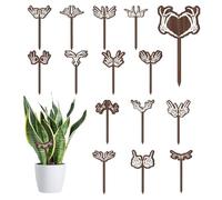 arricraft 15 Pcs Wood Plant Labels, 15 Styles Wooden Skeleton Hands Garden Signs Plants Tags Stickers for Indoor Outdoor Potted Seed Herbs Vegetable Halloween Gardener Gifts 12x6.35cm