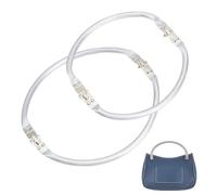 arricraft 2 Pcs Aluminum Purse Frames, 2 Styles U-Shaped Bag Handle Kiss Clasp Lock Tubular Clutch Frame Hardware Replacements for Purse Makeup Bags Pouch DIY Craft