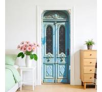 arricraft 2 Pcs PVC Door Decorative Stickers, Vintage European Carved Door Patterns Artistic Stickers Removable Mural Wallpaper Self-Adhesive Door Decal for Home Decor 15.74x78.74 Inches