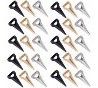 arricraft 30 Pcs Finger Claws Rings, 3 Colors Full Finger Set 1.22 Inches Metal Nail Rings Extension Punk Rock Fingernail for Halloween Party Cosplay Costumes Dance Show