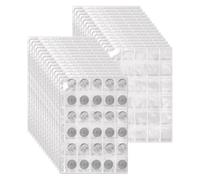 arricraft 30 Sheets Coin Sleeves for Collectors, 900 Pockets Collecting Supplies Sleeves for Coin, Stamp, Badges(30 Pocket - 30 Sheets)