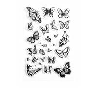Arrietty Different Butterflies Clear Stamps for Card Making Decoration and DIY Scrapbooking Tools Rubber Stamps