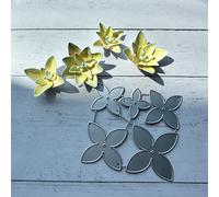 arriettycraft 3D Magnolia Flower Metal Die Cuts for Card Making,Lotus Flowers Cutting Dies Cut Stencils for DIY Scrapbooking Album Decorative Embossing Paper Dies for Card Making