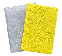 arriettycraft 3D Plastic Embossing Folders for Card Making 3 d Cherry Flowers Texture Embossing Folder for Scrapbooking Paper Crafting Home Decoration