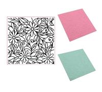 arriettycraft Flowers Leaves Plastic Embossing Folders for Card Making or Journaling Daisy Flower Embossed Folders Template Photo Album Paper Handmade Scrapbooking Craft Decoration