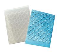 arriettycraft Grid Plaid Plastic Embossing Folders for Card Making Chain Diamond Sqaure Scrapbooking Plastic Template Photo Album Card Paper Handmade DIY Craft Decoration Template Molds