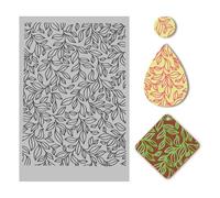 Arriettycraft Polymer Clay Leaves Texture Sheets for Earring Jewelry Making, Clay Leaf Texture Mats for Projects, Stamps Earrings Tools