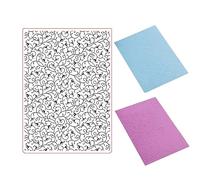 arriettycraft Swirls Background Plastic Embossing Folders for Card Making or Journaling DIY Flowers Filigree Embossed Folders Template Photo Album Paper Handmade Scrapbooking Craft Decoration