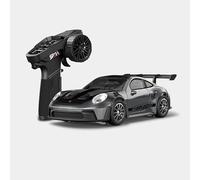 ARRIS 1/43 Scale RC Drift Car, Mini 911 RC Model Car 2.4GHz 4WD RC Alloy Vehicles with Gyro for LED Lights for Adults Hobby Toys (Grey)