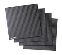 ARRIS 6mm Carbon Fiber Sheet 15.7x15.7inch, 400x400x6.0mm 3K Carbon Fiber Plate Twill Matt Board, Available in 0.5mm 1mm 1.5mm 2.0mm 2.5mm 3.0mm 3.5mm 4.0mm 5.0mm Thickness