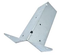 Arris GALVANISED Rail Brackets - 300mm - Fence - Fencing - Post - Support (8)