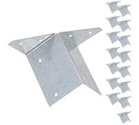 Arris Rail Bracket Fence Post Support Galvanised 100mm Panel Repair 16PK