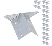 Arris Rail Bracket Fence Post Support Galvanised 100mm Panel Repair 25PK
