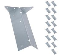Arris Rail Bracket Fence Post Support Galvanised 225mm Panel Repair 16PK