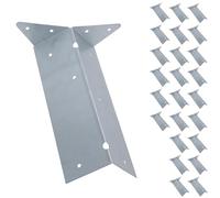 Arris Rail Bracket Fence Post Support Galvanised 225mm Panel Repair 25PK