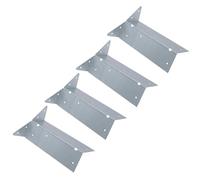 Arris Rail Bracket Fence Post Support Galvanised 225mm Panel Repair 4PK