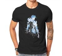 Arrival Round Collar Tshirt Solo Leveling Sung Jin Woo Yoo Jin Ho Fabric Basic T Shirt Man's Clothes Design Black