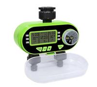 Arrival Two Outlet Garden Digital Electronic Water Timer, Solenoid Valve Irrigation Controller for,Yard(Blu)