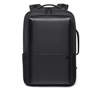 Arrivly Laptop Backpack Womens Mens Cool Bag Leather Backpack 15,6 Inch Waterproof Rucksacks Bag for Men Women Anti theft Backpack Lightweight Walking Backpack Black Travel University Work, Black J