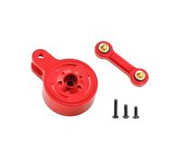Arrma 1/10 4WD 3s 4s Universal Servo Saver Arm, Fixed Link Steering Servo saver, You can choose between 23T or 25T (23T Red)