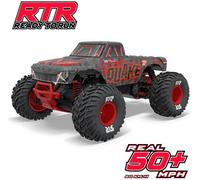 ARRMA 1/10 QUAKE 223S DSC 2WD RTR Brushless Monster Truck, Red C-ARA3537T1