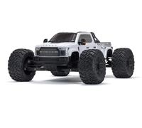 ARRMA 1/7 BIG ROCK 6S 4x4 BLX Monster Truck RTR, White C-ARA7612T3