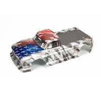 ARRMA INFRACTION 6S BLX Painted Body Silver/Red