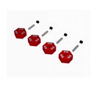 ARRMA 12mm Metal Wheel Hex Set Red Anodised Aluminium Z-ARA-2982