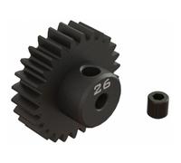 ARRMA 26T 0.8 Modulus CNC Steel Pinion Gear 1/8 Inch Bore Z-ARA311088