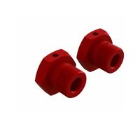 ARRMA Aluminium Wheel Hex 17mm Red 2 Pack AR310904