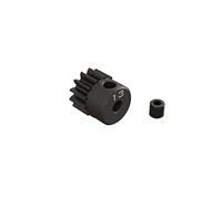ARRMA ARA311075 13T 0.8Mod 1/8" Bore CNC Steel Pinion Gear, Grey/Silver