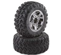 Arrma Big Rock 3S Ragnarok MT Tyre ST Glued (Black Chrome) (2) - ARA550053